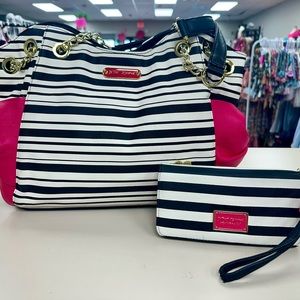 Betsey Johnson Handbag and wallet